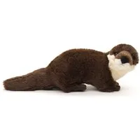 Uni-Toys Kuscheltier Otter - verschiedene Modelle - 26 cm (Länge) - Plüsch, Plüschtier, Uni-Toys Eco-Line - zu 100 % aus recyceltem Material gefertigt
