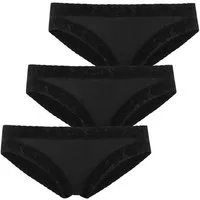 Jockey Bikinislip Soft Stretch Lace (3er Pack) mit dezenter Spitze besetzt