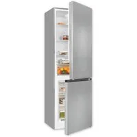 exquisit Kühl-/Gefrierkombination KGC5320-95-E-040C, 185.8 cm hoch, 60 cm breit, verstellbare Glasablagen, optischer Alarm, höhenverstellbare Füße