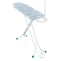 Leifheit Bügelbrett Bügeltisch Classic M Compact Plus, Bügelfläche 38.0x120.0 cm, Höhenverstellbar, Bügelfläche 120 x 38 cm, feste Bügeleisenablage
