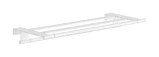 Hansgrohe AddStoris Handtuchablage mit Handtuchhalter Mattweiß,41781700 41781700