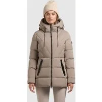 khujo Steppjacke RABB Applikationen aus Lederimitat