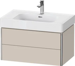 Duravit XSquare Waschtischunterbau wandhängend Taupe Supermatt 784x470x397 mm - XS4399083830000 XS4399083830000