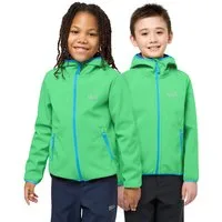 Jack Wolfskin Softshelljacke FOURWINDS JACKET KIDS mit Windschutzblende und Kinnschutz, wasserabweisend, windabweisend