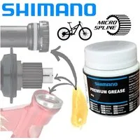 Shimano Fahrrad-Montageständer Shimano Premium Fahrrad Microspline Naben Kugellager Wartung Fett 50g
