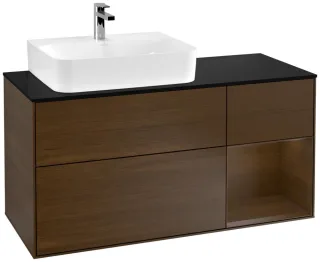 Villeroy & Boch Waschtischunterschrank Finion G15 1200x603x501mm Wandbel. WT li, G152GNGN G152GNGN