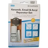 Jaegerlacke Reparatur-Set Reparaturset 890 für Keramik, Emaille und Acryl, speziell für den Sanitärbereich