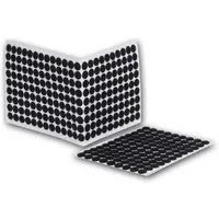 Sintron Klettband Klettpads Ø10mm, 200 Stück, selbstklebend, schwarz