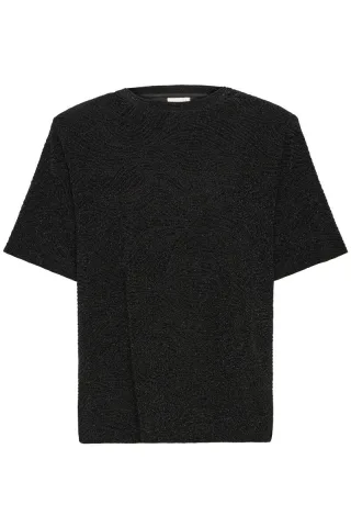 ICHI - T-Shirt - Ihnareen schwarz - Gr. - L