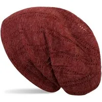 styleBREAKER Strickmütze Feinstrick Beanie mit Lochmuster (1-St)