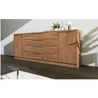 borchardt Möbel Kommode Oliva, Kommode mit Metallgriffen, Breite 200 cm, mit 4 Schubkästen