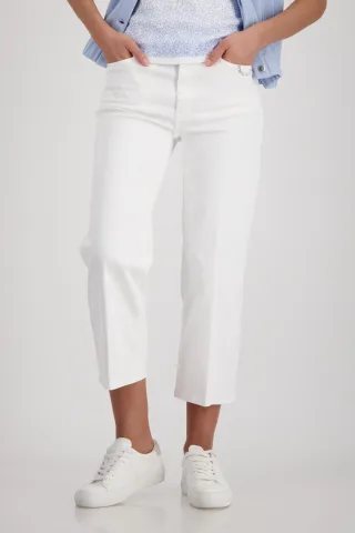 monari - Culotte-Jeans mit Strassdetail - Gr. - 36