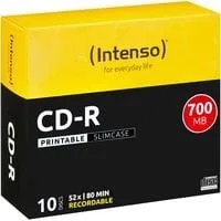 CD-R 700 MB, CD-Rohlinge 52fach, 10 Stück