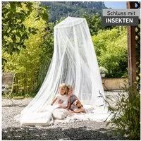 Windhager Moskitonetz für Einzel- und Doppelbetten, Fliegengitter Indoor, Outdoor geeignet (1 St), Insektenschutz 250x1250cm, Mückenvorhang erhältlich in anthrazit, weiß