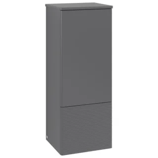 Villeroy und Boch Antao Mittelschrank K43100GK 41,4x103,9x35,6cm, Waschbeckenplattenfarbe Lack, anthracite matt lacquer