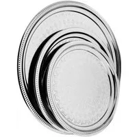Sunay Servierplatte Orientalisches Serviertablett, 3er-Set - rundes Design ø36/40/50 cm, (3-tlg)