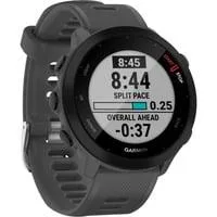 Forerunner 55, Smartwatch dunkelgrau/schwarz, 42 mm, Silikon-Armband