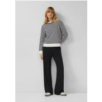 s.Oliver Chinos Hose High Rise Hose aus Viskosemix mit Wide Leg