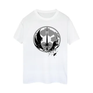 Star Wars Womens/Ladies Obi-Wan Kenobi Fractured Logos Cotton Boyfriend T-Shirt (Blanc)