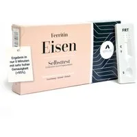 ASPILOS Hämoglobin-Schnelltest Eisen Mangel Selbsttest für Zuhause in 5 Minuten, Bluttest, selbst durchführbar, Ferritin Test, 1-tlg., Ferritin Schnelltest, medizinischer Test, Eisenmangel