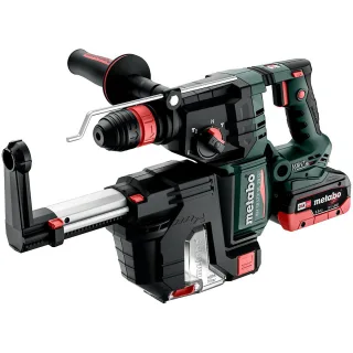 Metabo Akku-Kombihammer KH 18 LTX BL 28 Q Set ISA mit integrierter Staubabsaugung und Metabo-Quick-W - 601715930