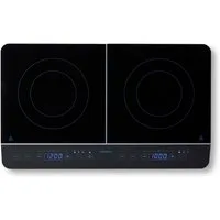 Medion® Doppel-Induktionskochplatte MD 15324, 3500 W Induktionsleistung, automatische Topferkennung, Timer, Temperaturbereich 60 - 240°, Sensor-Touch-Display