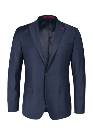 ROY ROBSON - Slim Fit: Sakko blau - Gr. - 98