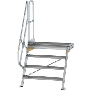 Munk Treppe mit Plattform 60° Stufenbreite 1000 mm - 600404