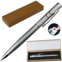 Macma Kugelschreiber LED Kugelschreiber mit Laserpointer und Licht / aus Metall
