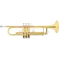 Classic Cantabile Trompete TR-30L Trompete mit 3 Monel-Ventile Bb, inkl. Koffer & Mundstück, Züge: Neusilber, Mundrohr: Goldmessing