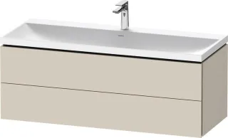 Duravit L-Cube c-shaped Set wandhängend Taupe Supermatt 1200x480x480 mm - LC6953O83830000 LC6953O83830000