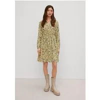 comma Minikleid Kleid Crêpe-Kleid aus Viskose