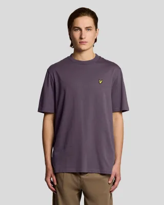 Übergroßes Baumwoll-Crewneck-T-Shirt