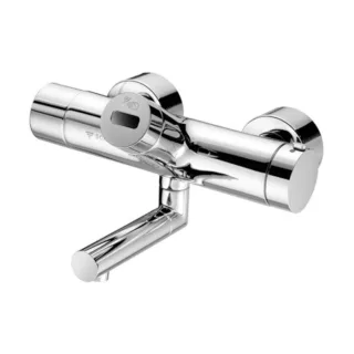 Schell Vitus Wand-Waschtisch-Thermostat 016250699 210 mm, Mischwasser, Batteriebetrieb, verchromt