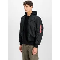 Alpha Industries Bomberjacke MA-1 ZH Back Print Kunstfaser, slim fit