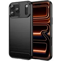 CoolGadget Handyhülle Carbon Handy Hülle für Apple iPhone 17 Pro Max 6,9 Zoll, robuste Telefonhülle Case Schutzhülle für iPhone 17 Pro Max Hülle