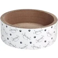 Dehner Tierbett Katzen-Kratzpappe Circle, m. Katzenminze, Ø 43 cm