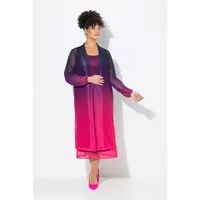 MIAMODA Sommerjacke Jacke gerade Passform Mesh mit Farbverlauf