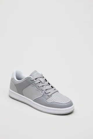 Ben Sherman Club Leder Herren Graue Sneaker