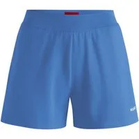HUGO Shorts Shuffle Shorts mit Markenschriftzug am linken Bein
