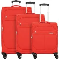 American Tourister® Trolleyset Deep Dive, 4 Rollen, (3-teilig, 3 tlg), Polyester