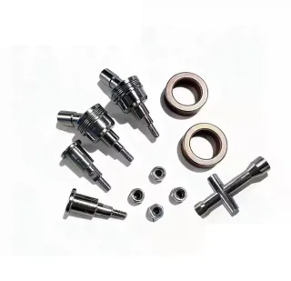 Upgraded Metal CVD Hex Adapter Set for LDRC 2801 2802 2803 2804 1/28 Mini Drift RC Cars Vehicles Models Parts R975