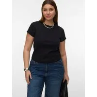Vero Moda Curve T-Shirt VMCHLOE SS SHORT TOP GA JRS NOOS CUR Baumwollmischung