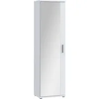FORTE Schuhschrank Mehrzweckschrank, Stauraum, viele Einlegeböden B/H/T 50,2/179,1/34,8, Spiegel
