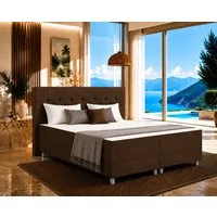 Best for Home Boxbett Neo Sawana Komfortable Bonellfederkernmatratze mit 5 cm Topper (Komplettbett, 4-St., 90x200 120x200 140x200 160x200 180x200 200x200), 7-Zonen-Bonnellfederkernmatratze, ergonomischer Schlafkomfort