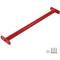 Wickey Klimmzugstange Fit FlexBar – Reckstange zur freien Montage in mehreren Längen (Inkl. 4 Schrauben + 4 Unterlegscheiben zur Holzmontage, 90-tlg., Turnstange für Spielturm, Garten oder Fitnessgerät), Sportstange mit Pulverbeschichtung – wetterfes