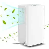 Clanmacy Luftreiniger Luftentfeuchter Elektrisch 16L/24H, leise 36dB Raumentfeuchter Timer, für 20 m² Räume, Luftentfeuchter elektrisch 3 in 1 Funktion, Timer
