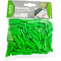 Hufa Fliesenkreuz Hufa Fliesenleger Kunststoff Fliesenkeile 200 Stück aus Polysterol