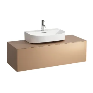 LAUFEN Waschtischunterschrank SONAR f.HWB H816341/2 1175x455 1 Schubl. Ausschn. Mitte Kupfer, H40545 H4054510340411