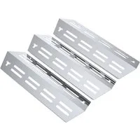 tuning-art Grillerweiterung GA34 Brennerabdeckung Set Edelstahl für Enders Monroe Pro 3